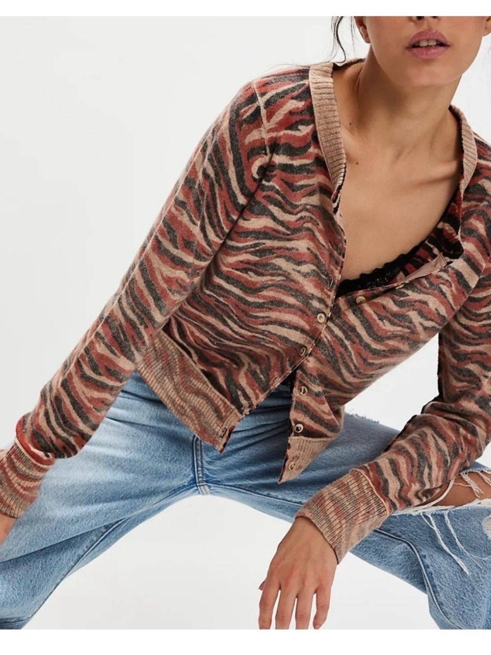 Free People Nocturnal cashmere sweater